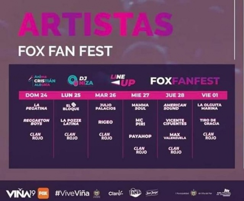 La Fiesta Más Grande TOUR 2019