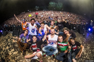 End of the gig in Bilbao